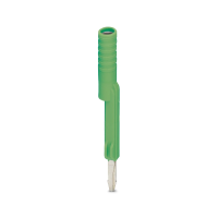 Adapter testowy do wtyków pomiarowych 4mm i złączek szynowych z podziałką od 8,2mm, zielony | 3032758 Phoenix Contact