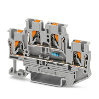 PTTB 2,5-R499/O-U Złącze rzędowe elementów kontr. | 3210925 Phoenix Contact