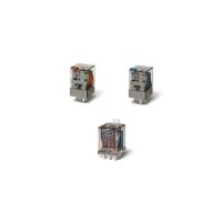 Przekaźnik przemysłowy 3 P; 10A; 60V DC; przycisk test. + mech. wskaźnik zadziałania | 60.13.9.060.0040 Finder