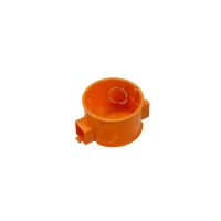 Puszka p/t PK60 63x41mm, łączeniowa płytka, bez wkrętów, IP30, pomarańczowa | A.0005BP Pawbol