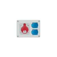 Rozdzielnica n/t R-BOX 200x150x132mm, 190 1x16A/5P 2x250V, IP44, biała | B.1602 Pawbol