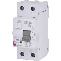 Wyłącznik różnicowoprądowy z członem nadprądowym 2P B 10A 30mA typ AC, KZS-2M | 002173102 Eti