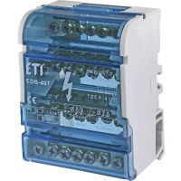Blok roździelczy 125A EDB-407 (4x7 zacisków) | 001102303 Eti