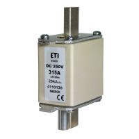 Wkładka bezpiecznikowa (topikowa) NH00 200A 250V DC | 004110140 Eti