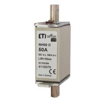 Wkładka bezpiecznikowa (topikowa) NH000 50A gBat 80V DC Magazyny energii | 004110079 Eti
