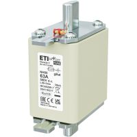 Wkładka bezpiecznikowa (topikowa) NH00 63A gBat 550V DC Magazyny energii | 004110217 Eti