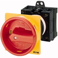 Łącznik krzywkowy 1P, 32A, 13kW, 0-1 f, pokrtętło czerwone, do instalowania rozłącznego, T3-1-8200/V/SVB P/T | 007255 Eaton