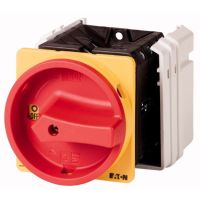 Łącznik krzywkowy 6P, 100A, 30kW, 0-1, pokrętło czerwone, natablicowy, T5-3-8342/EA/SVB P/T | 096383 Eaton