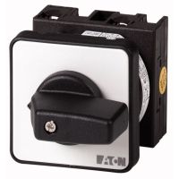 Łącznik krzywkowy 3P+N, 20A, 6,5kW, 0-1, pokrętło czarne, natablicowy, T0-2-8900/E P/T | 207398 Eaton