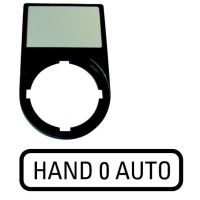 Tabliczka opisowa, ramka tabliczek HAND 0, M22S-ST-D12, czarna RMQ-Titan M22 | 216493 Eaton