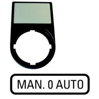 Tabliczka opisowa, ramka tabliczek MAN 0, M22S-ST-GB12, czarna RMQ-Titan M22 | 216501 Eaton
