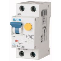 Wyłącznik nadprądowy z modułem różnicowoprąd 2-bieg. (1P+N) PKNM 20A C 30mA AC, PKNM-20/1N/C/003-MW | 236245 Eaton