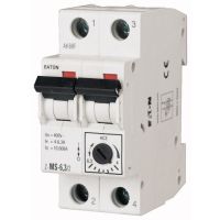 Wyłącznik silnikowy 2P, 1,5kW, 6,3-10A, zaciski śrubowe, Z-MS-10/2 | 248398 Eaton