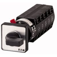 Łącznik krzywkowy 3P, 10A, 3kW, 1-3, bez samopowrotu, pokrętło czarne, do wbudowania w otworze 22,3mm, TM-5-8270/EZ P/T | 046124 Eaton