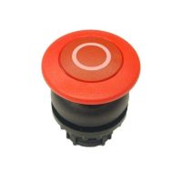 Przycisk grzybkowy, 22mm, z samopowrotem, z opisem M22S-DP-R-XO, czerwony | 216721 Eaton