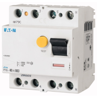 Wyłącznik różnicowoprądowy 4P 40A 30mA typ A, PF6-40/4/003-A | 112933 Eaton