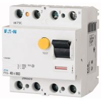 Wyłącznik różnicowoprądowy 4P 63A 100mA typ AC, PF6-63/4/01 | 286513 Eaton