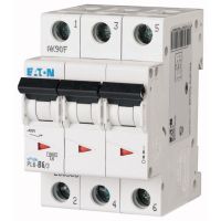 Wyłącznik nadprądowy 3P B 6A 6kA AC, PL6-B6/3 | 286586 Eaton
