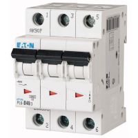 Wyłącznik nadprądowy 3P C 40A 6kA AC, PL6-C40/3 | 286605 Eaton