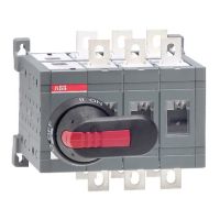 Przełącznik (I-0-II) 3P 160A 90kW, z rączką i wałkiem, OT160E03CP | 1SCA022772R6510 ABB