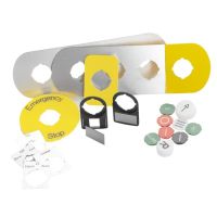 Tabliczka opisowa MA6-1061, plakietka, do systemu M22, aluminium | 1SFA611930R1061 ABB