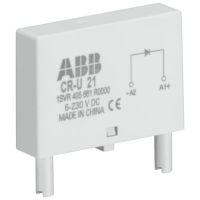 Moduł LED czerwony z sygnalizacją zasilania cewki i warystorem, 110-230V AC/DC, CR-U 91C | 1SVR405665R0100 ABB