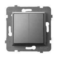 Łącznik podwójny schodowy ŁP-10U/m/70 szary mat, Aria | ŁP-10U/m/70 Ospel