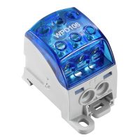 Złączka szynowa przelotowa WPD 106 1X70/2X25+3X16 BL | 2518570000 Weidmuller