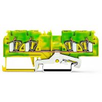 Złączka 4-przewodowa PE 4mm2, żółto-zielona | 880-837/999-940 Wago