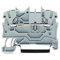 Złączka 2-przewodowa 1mm2 przelotowa, żółty | 2000-1206 Wago
