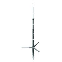 Maszt odgromowy składany 6000mm, wkręcany w grunt, St/tZn-Al. | 103121 Dehn