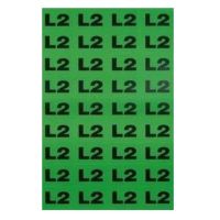 Arkusz samoprzylepny oznacznik faza "L2" NOZ-L2 | NOZ-L2 Trytyt