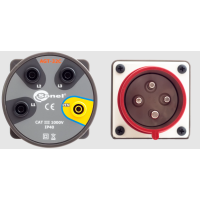 Adapter 4-pin do miernika AGT-32A gniazda bananowe | WAADAAGT32C Sonel