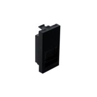 Element mocujący pojedynczy do modułu RJ45, czarny, Quadro 45 | 45977SPM Efapel