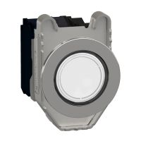 Przycisk płaski podświetlany LED 230, biały | XB4FWCUST01 Schneider Electric