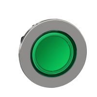PŁASKI ZIELONY CAPS PODŚW PRZYCISK GŁOW | ZB4FW333 Schneider Electric