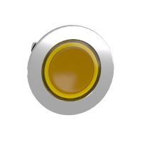 PŁASKI PODŚW. PUSH BUT. ŻÓŁTY Z CAPS | ZB4FW383 Schneider Electric