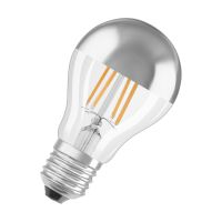 Lampa LED STAR CL A FIL Mirror Silver 35 4W/827 E27 | 4058075435322 Ledvance