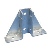Podstawa słupa dla profili strut typu AA, 256mmx152mm, otwarta, wzmacniana, ZGA504 | 388380 Erico