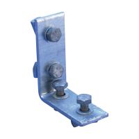 Łącznik kątowy z 4-ma otworami 2-2, stal, HD, 102mmx86mm, M10 gwintu, ZW205 | 313380 Erico