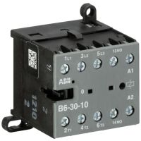 Stycznik miniaturowy AC-3 8,5A 4kW 3P, 220-240V AC, 1NO, B6-30-10-80, zaciski śrubowe | GJL1211001R8100 ABB