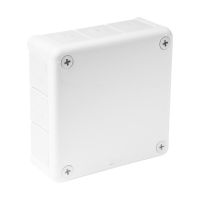 Puszka n/t 118x118x46 IP55 12-wl dł.gum. biała, VP-51 | 051-01 Viplast