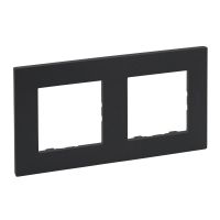 Ramka podwójna 2x, kolor antracyt, Niloe Step | 863792 Legrand