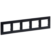 Ramka pięciokrotna 5x - kolor stal szczotkowana Niloe Step | 863995 Legrand
