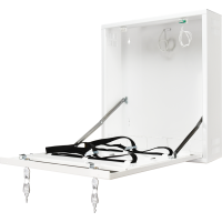 Obudowa DVR/MAŁA/PIONOWA BIAŁA 435x500x121+14 / 375x335x95, kolor: RAL 9003 (biały) | AWO529W Pulsar
