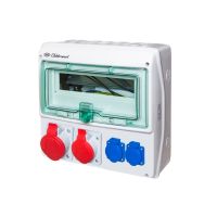 Rozdzielnica budowlana RSS 03, 1x32A 3P+N+Z 400V~1x16A 3P+N+Z 400V~ 2x16A 2P+Z 250V~ | 942030 Elektromet