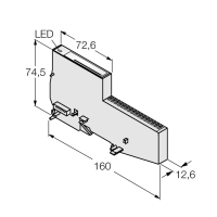 Moduł ekonomiczny BL20-E-2CNT-2PWM | 6827341 Turck