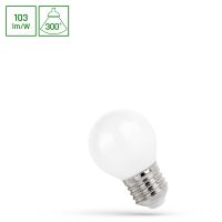 Lampa LED kulka E-27 230V 4W COG NW MILKY Spectrum | WOJ+14337 Wojnarowscy
