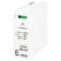 Moduł wymienny ogranicznika przepięć, MOD. ESM T2 PV 750/15 M, PV typ T2 (C) | 002440687 Eti