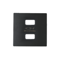 Pokrywa ładowarki 2xUSB, grafit Simon 82 | 8221096-038 Kontakt Simon